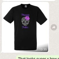 Phannie Potter- The Skull Teeshirt and Vest ❤️💛🖤