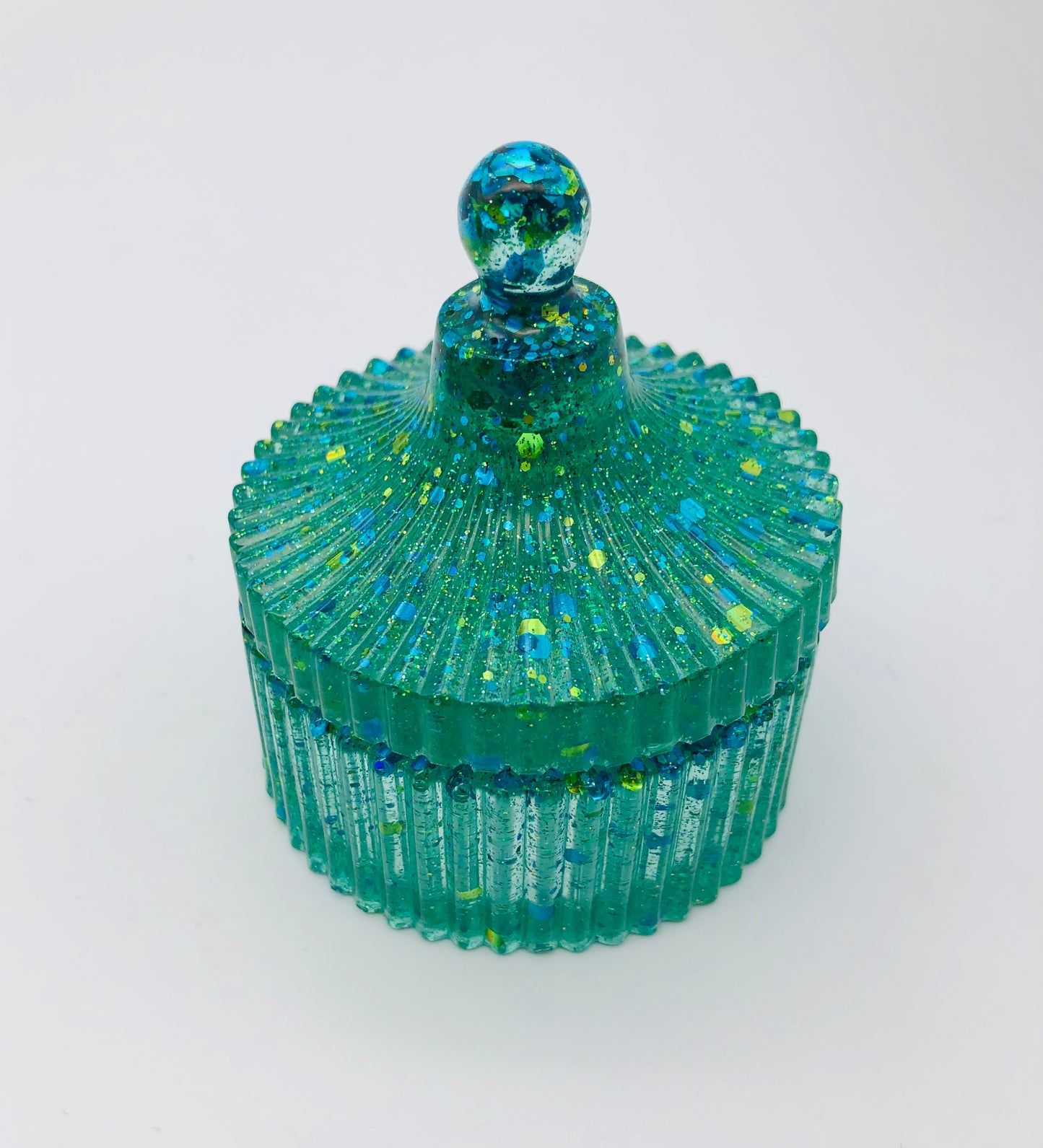 Stunning Trinket Trove & Ornate Lid - Luxury & Special Editions π Resin Heaven