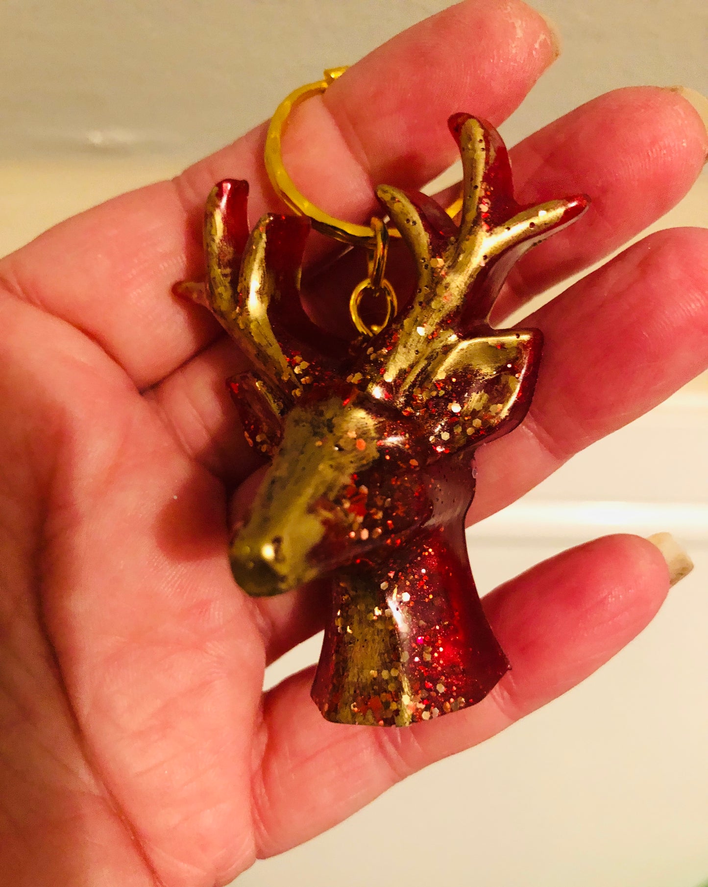 The Reindeer Head & Antler Ornament 🖤