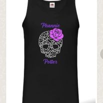 Phannie Potter- The Skull Teeshirt and Vest ❤️💛🖤