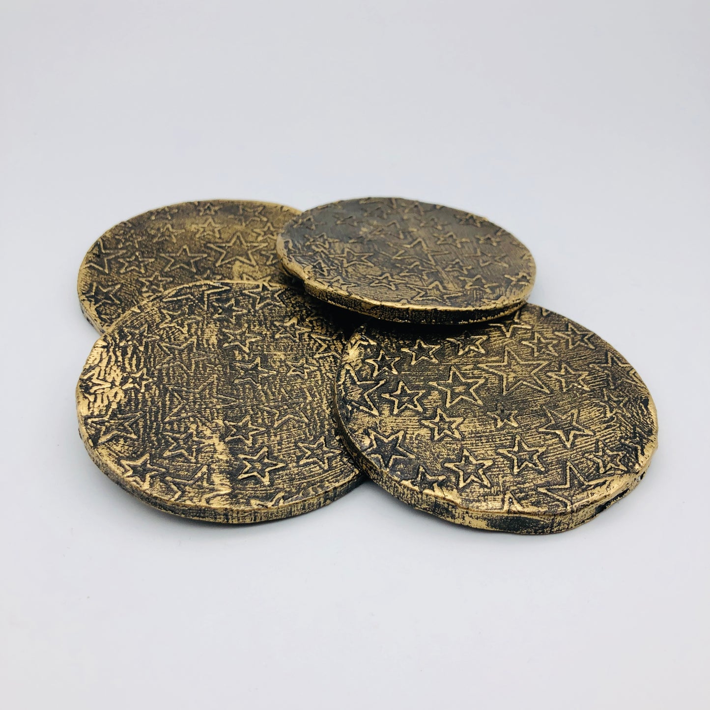 Hand Made Clay Coasters & Worktop Savers - Unique Luxury-The perfect GIFT 🎁