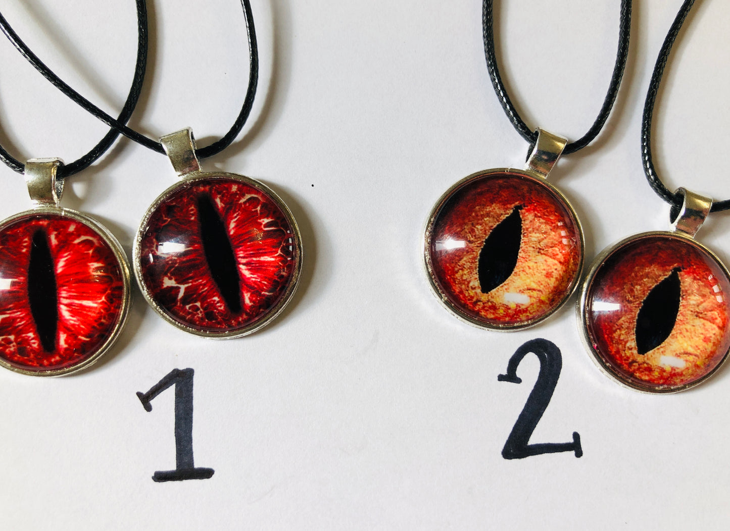 I See You BLOOD RED - Dragon Eye Cabochon Pendant